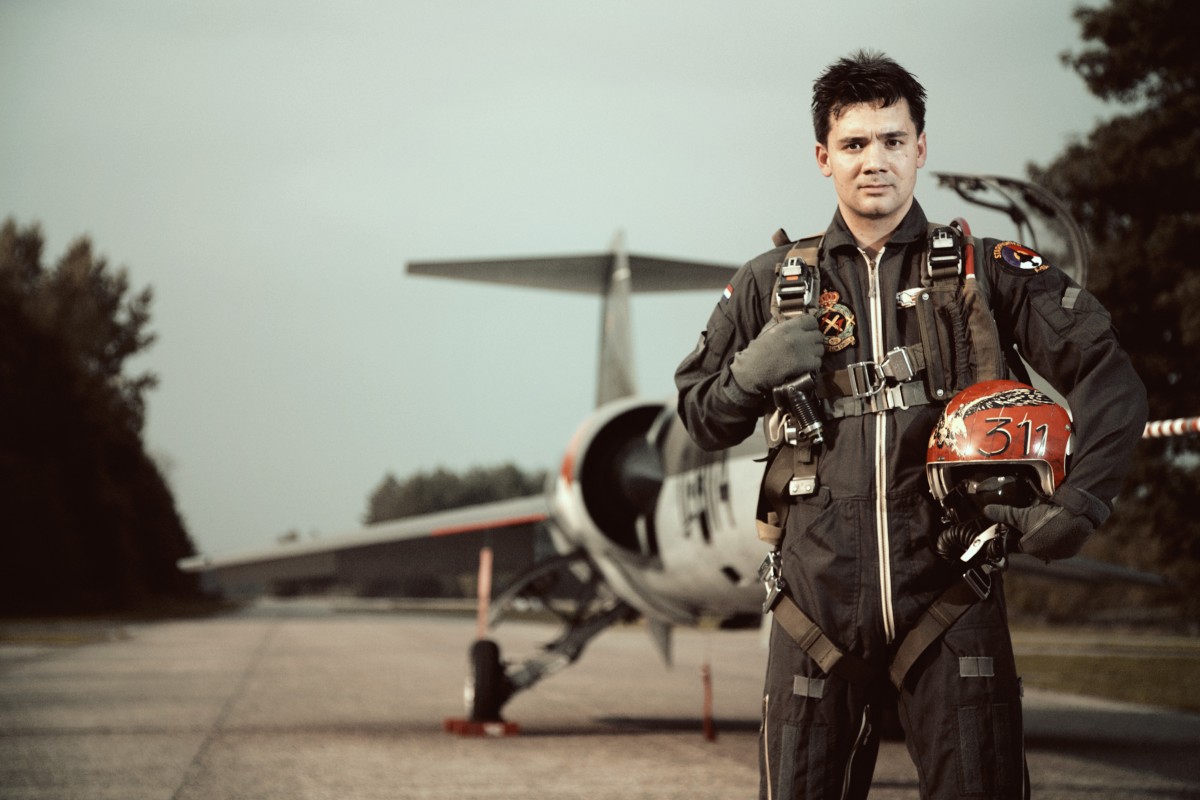 HistoricalFighters Photoshoot F104G D 8114 Fighterpilotinfront Photocredit MauritsKraak